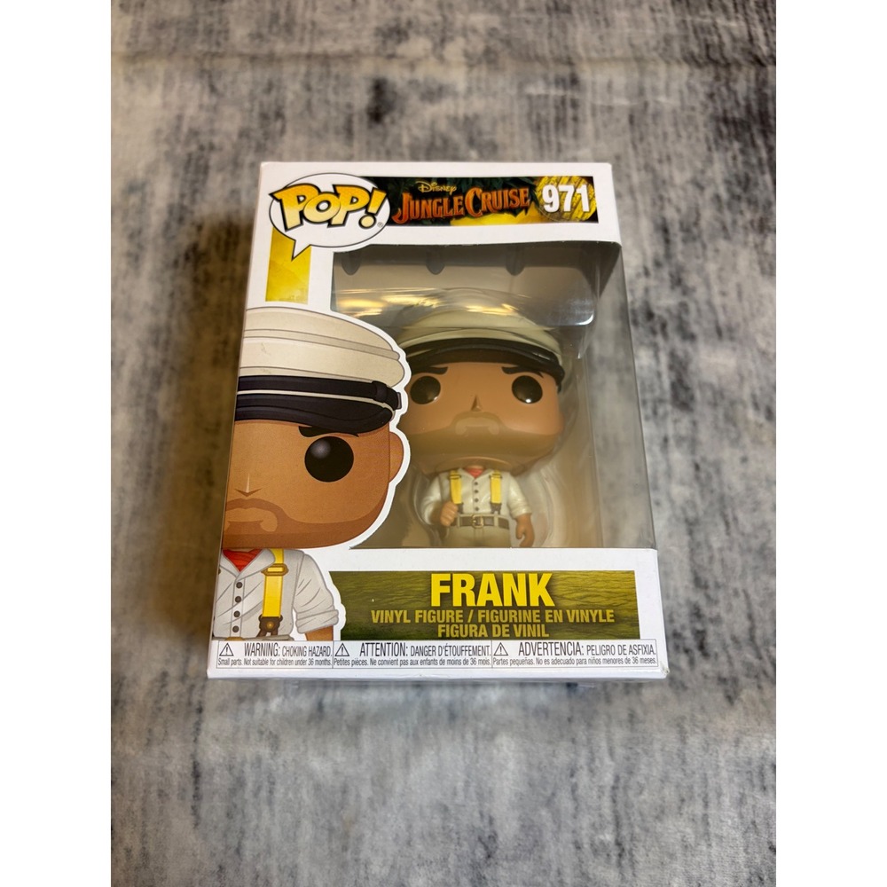 Disney Jungle Cruise Frank Funko Pop Vinyl Figure 971 Dwayne Johnson Skipper